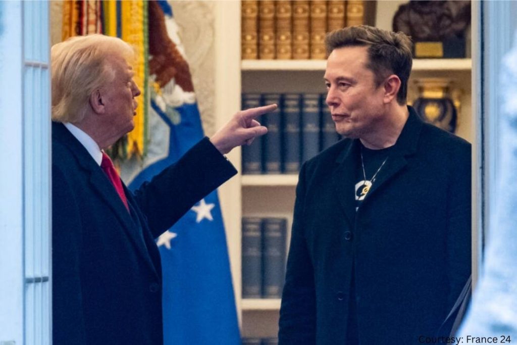 Trump Escalates Feud with Elon Musk, Hints at Deportation